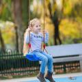 Adjustable Garden Swing Kids Hanging Seat Toys with Height Ropes Plastic Single Hanging Chair Outdoor Safety Toys Gifts Play New