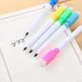 Ellen Brook 8 PCS /Set Whiteboard Pen Creative With Brush Water-based Erasable Pen School Office Supplies White Board Marker