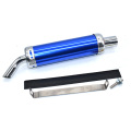 28mm universal Aluminum alloy off-road motorcycle 125cc 140cc exhaust pipe stickers exhaust system atv motorcycle for atv