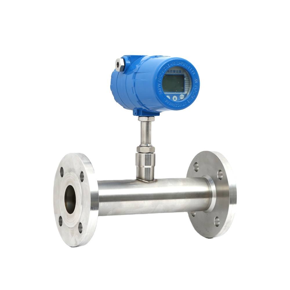 Thermal gas mass flowmeter