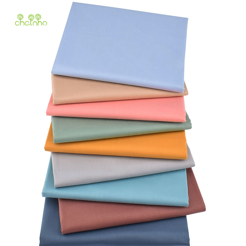 Morandi Solid Color Series, Twill Cotton Fabric,Patchwork Clothes For DIY Sewing Quilting Baby&Child's Material,40x50cm