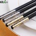 1 Pair Flatware Luxury Household Chopsticks Chinese Gold Dragon Style Chopsticks Non-slip Alloy Sushi Chop Sticks