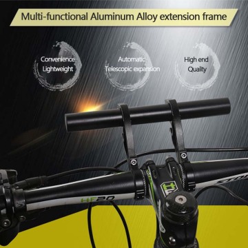 Bicycle Racks Bicycle Handlebar Extension Cycling Frame Extend Bracket Bike Light Clip Cycling Support Bicycle Accessories