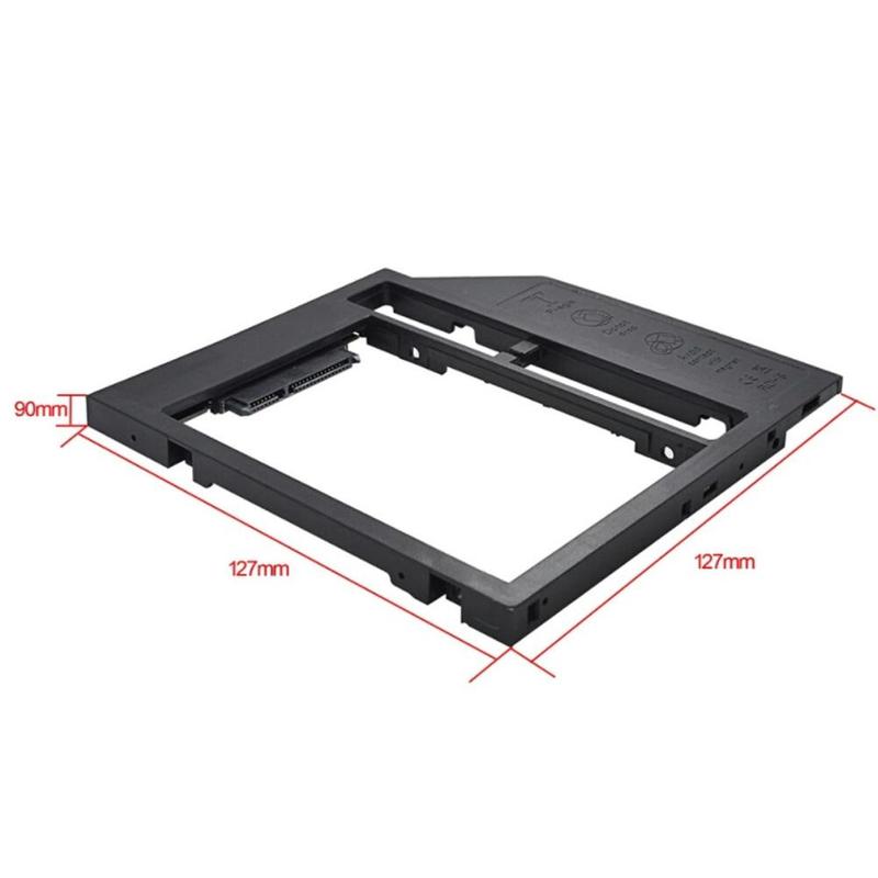 9.0mm Universal SATA 2nd HDD SSD 2.5'' Hard Disk Drive Caddy For Notebook Laptop CD/DVD-ROM Optical Bay