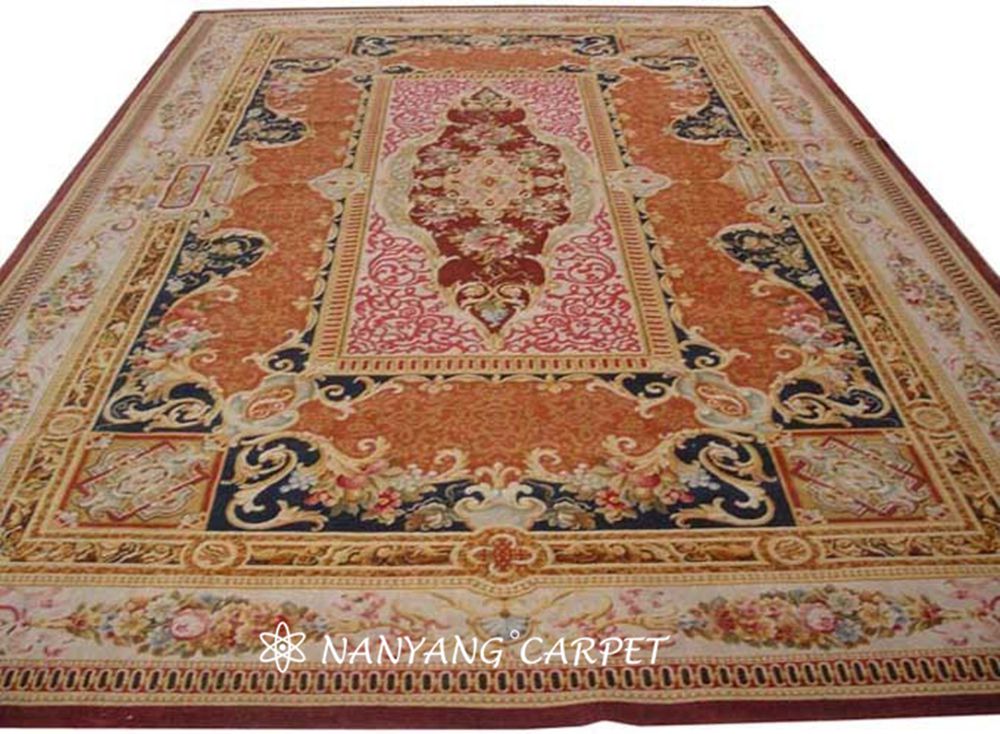 handwoven Savonnerie carpet