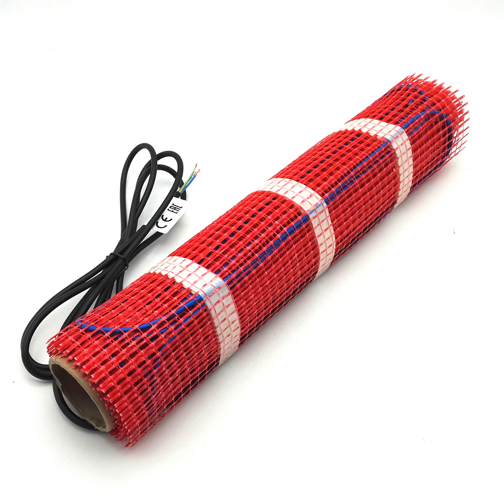 230V 0.5M Wide Electric Underfloor Heating System Under Tile Heating Mat Kits 0.5 1.5 2.5 3.5 4.5 Square Meters + M5 Thermostat
