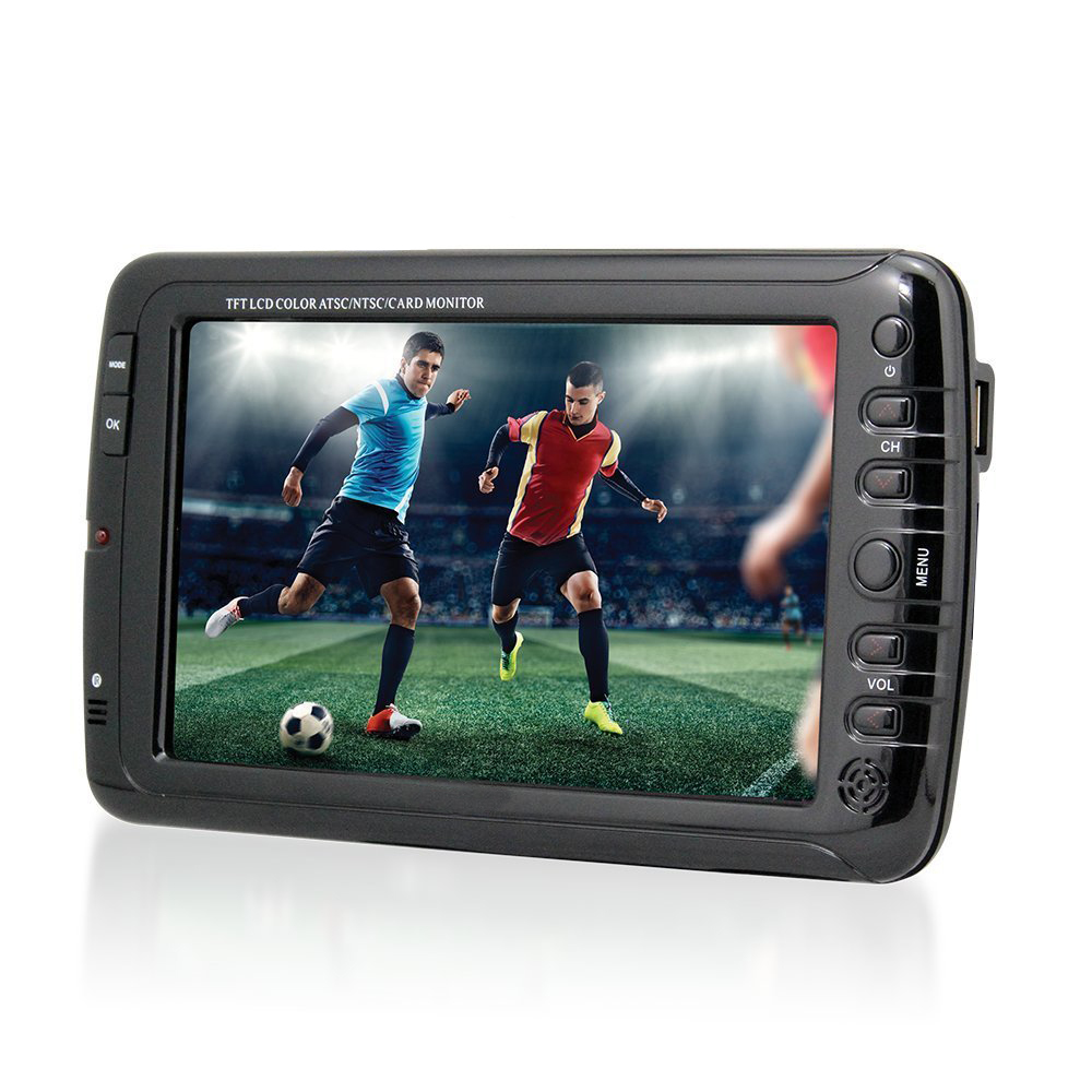 7inch Portable Car TV Television DVB-T2 DVB-T digital Car TV With Dolby Rceiver /w AV USB Port MP3/MP4 Record TV Program