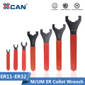 XCAN M/UM Type ER Collet Chuck Nut Wrench 1pc ER11/ER16/ER20/ER25/ER32 CNC Milling Tool Lathe Tools ER Spanner