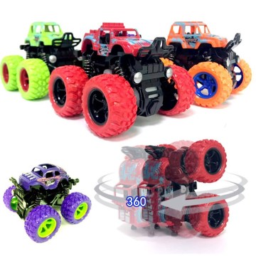 Mini Inertial Off-Road Vehicle Pullback Children Toy Car Plastic Friction Stunt Car Juguetes Carro Kids Toys For Boys