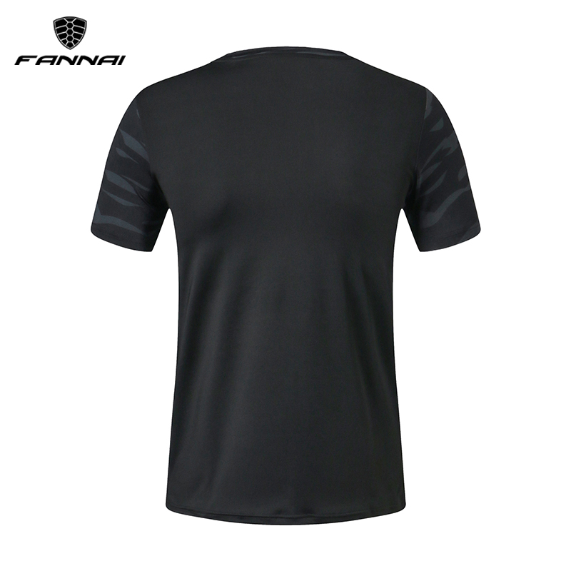 FANNAI Men Sport Running T Shirt Camouflage Sportswear Short Sleeve Fitness Gym Shirt Quick Dry Basketball Training T Shirt