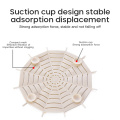 Creative Kitchen Silicone Spider Web Sink Filter Bathroom Sucker Floor Colanders Strainer Drains Shower Hair Sewer Filter