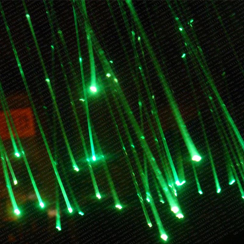 50PCSX 1.5mm X 2Meters Sparkle flash point glow PMMA plastic fiber optic cable for lighting home decoration free shipping