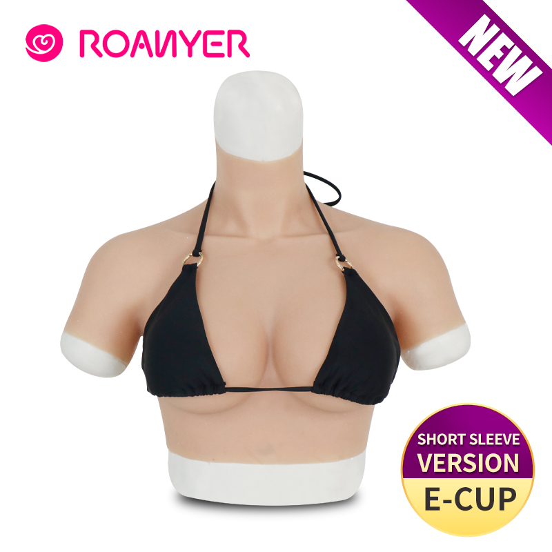 Roanyer artificial E Cup Realistic silicone fake breast forms for crossdressing transgender crossdresser