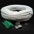 100m 12k 33ohm silicone rubber carbon fiber heating cable 5V-220V floor heating high quality infrared heating wire