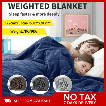 20/15lbs Weighted Blanket Heavy Comforter Donna Duvet Reduce Stress Quilt Promote Deep Sleep Weighted Blanket for Autism Anxiety