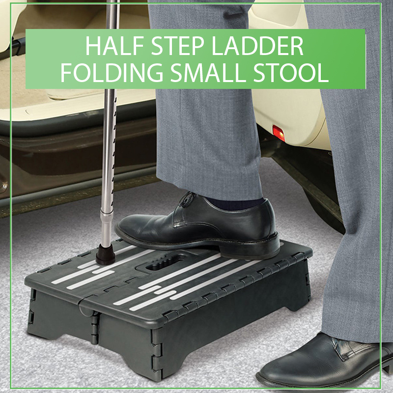 Portable Folding Half Step Stool Ladder For Elderly Pregnant Bathroom Outdoor Ladder Stool Toilet Elderly Constipation Assistant