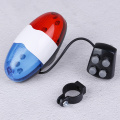 Clearly Sounds Bike Call LED Cycling Light Electronic Siren Kids Accessories Bicycle Bell 6 LED 4 Tone Bicycle Horn Handlebar