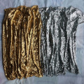 45*30cm Cheap gold Color l metallic metal mesh sequin fabric for curtains sexy women evening Cosplay dress tablecloth swimwear