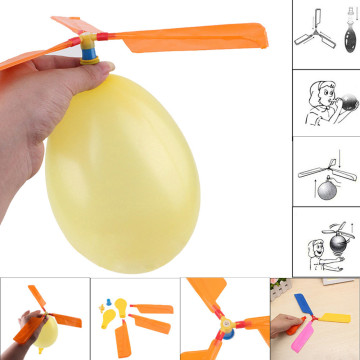 2018 Child Balloon Helicopter Flying Toy Kids Birthday cute Party Bag Stocking Filler Gift Toy Balls Outdoor Fun Sports Gift