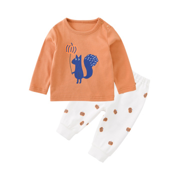 Pureborn Unisex Baby Underwear Set Kids Top+Pants 2pcs Cotton Halloween Toddler Sleepwear Pajamas Pumpkin Baby Clothing Set