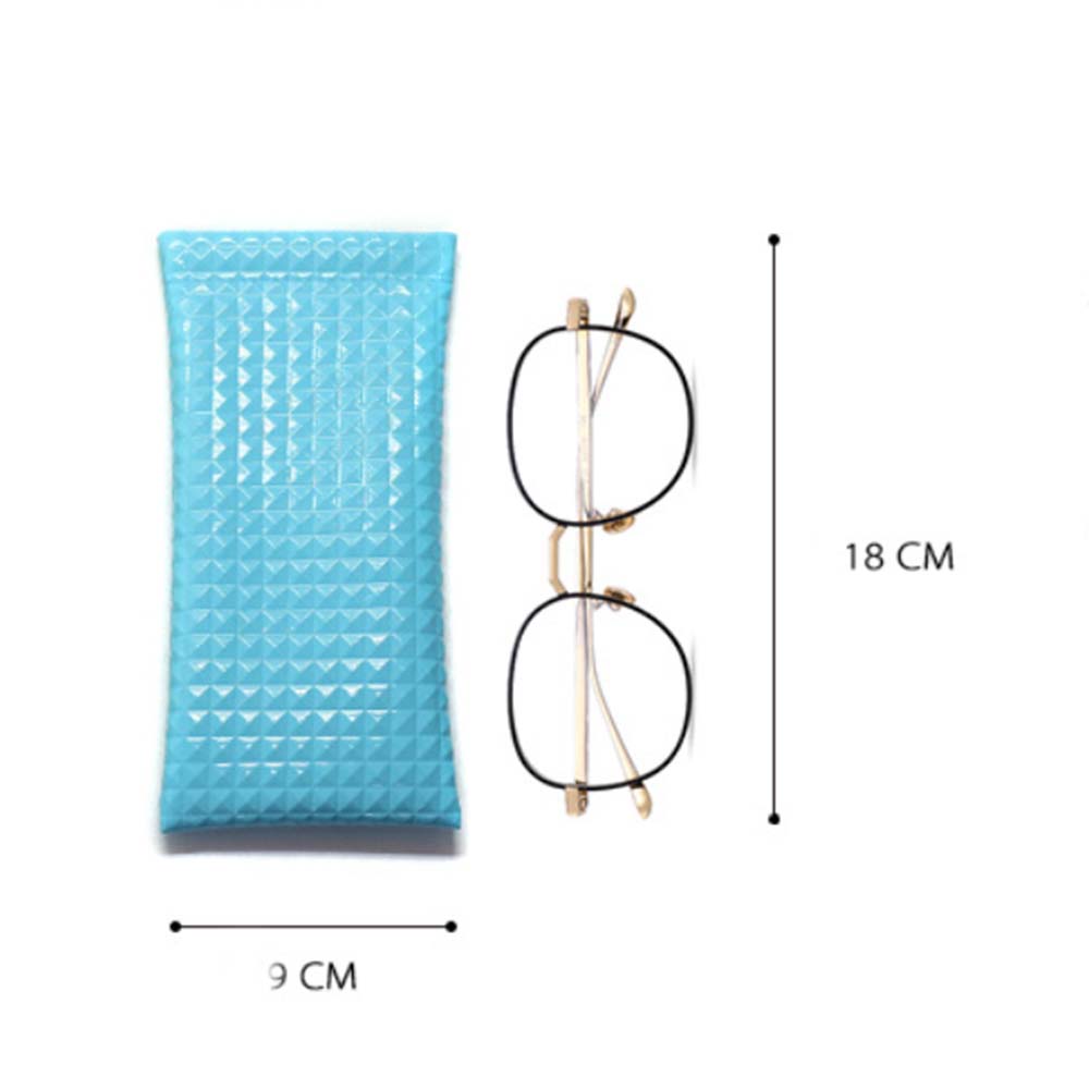 Unisex Multi-Functional Sunglasses Bag PU Leather Fleece Glasses Case Eyeglasses Protector Container Bag Eyewear Accessories