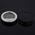 Portable Cigar Hygrometer Round Electronic Humidor Hygrometer Plastic Mini Cigar Accessories For COHIBA Cigar Box