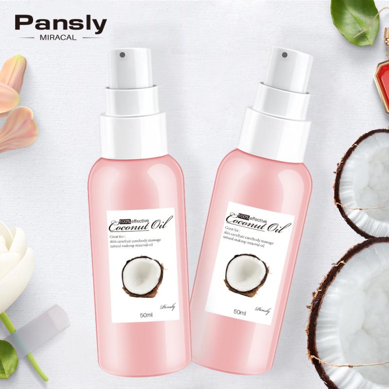 Coconut Oil Natural Makeup Remover Skin Care Hair Care Body Massage Oil Plant 50ml Nourish and Repair TSLM2