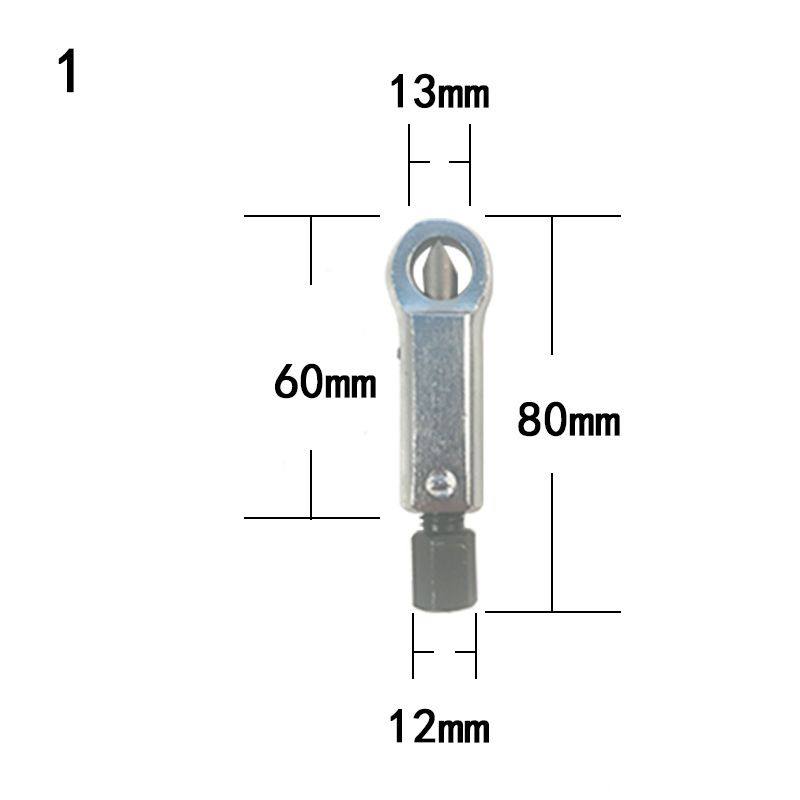 1Pcs Heavy Duty Rust Resistant Damaged Nut Splitter Spanner Steel Wrench Hex Remove Cutter Tool