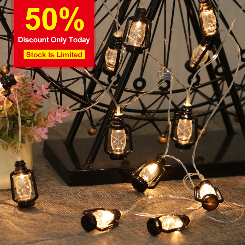 luces led decoracion Water Oil Lamp fairy light Led outdoor String Lights for christmas ramadan Garden Wedding Party Decoration