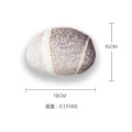 6PCS Pebble Stone Pillow Children's Room Simulation Stone Pillow Texture Cobble Small Stone Pillow Baby Plush Pillow Kids Gifts