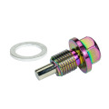 CNSPEED M12*1.25MM Magnetic Oil Drain Plug/Oil Sump drain plug Red Blue Black Gold Purple Silvery Green Gray YC100283