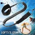 10ft 7mm SUP Ankle Leash Surfboard Coiled Stand UP Paddle Board TPU paddle board rope surfing accessory