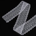 10yards/lot 45MM Lace Ribbons Tape DIY Embroidered Net White Lace Trim Cord For Sewing Decoration Fabric