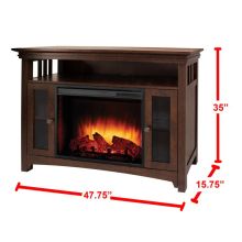23 Inch Insert Decorative Large Electric Fireplace