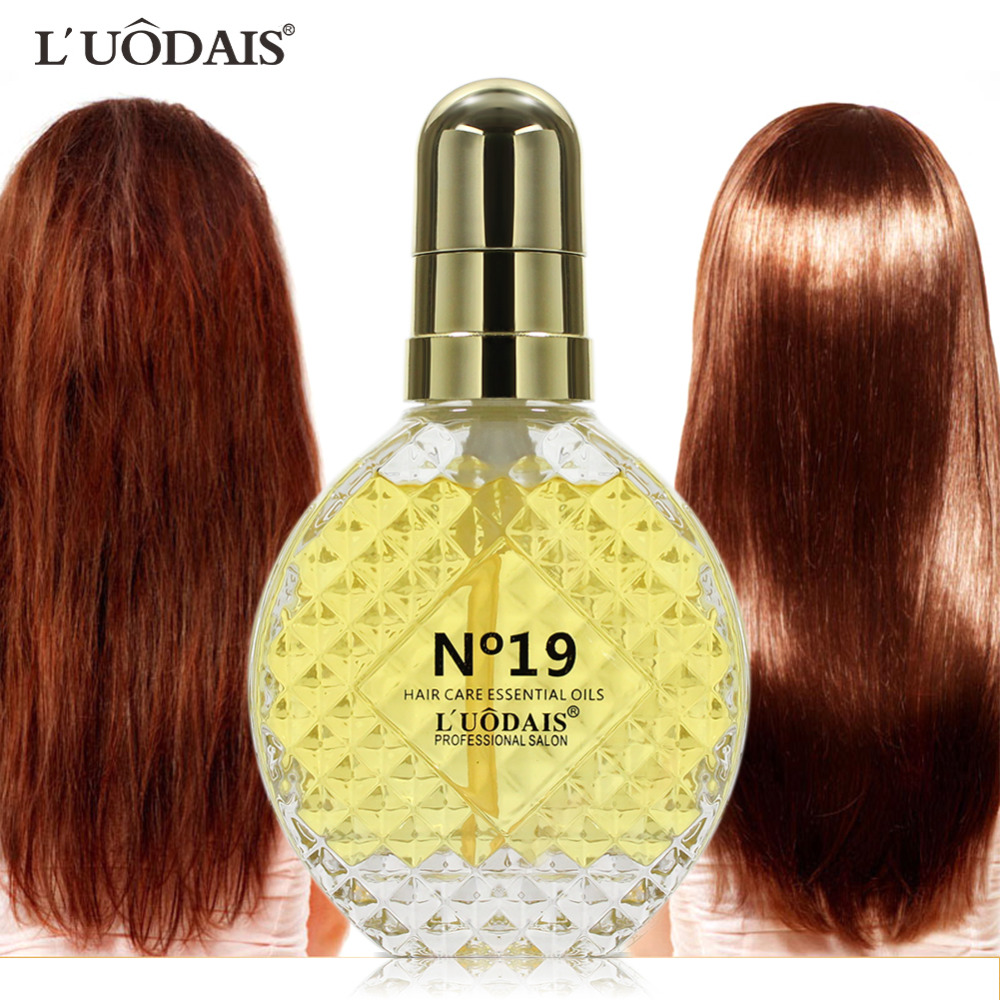 60ML Hair Care Essential Oil Hair Type Keratin Straightening Perfume Oil Straightener Argan Oil Hair For Maquiagem LUODAIS