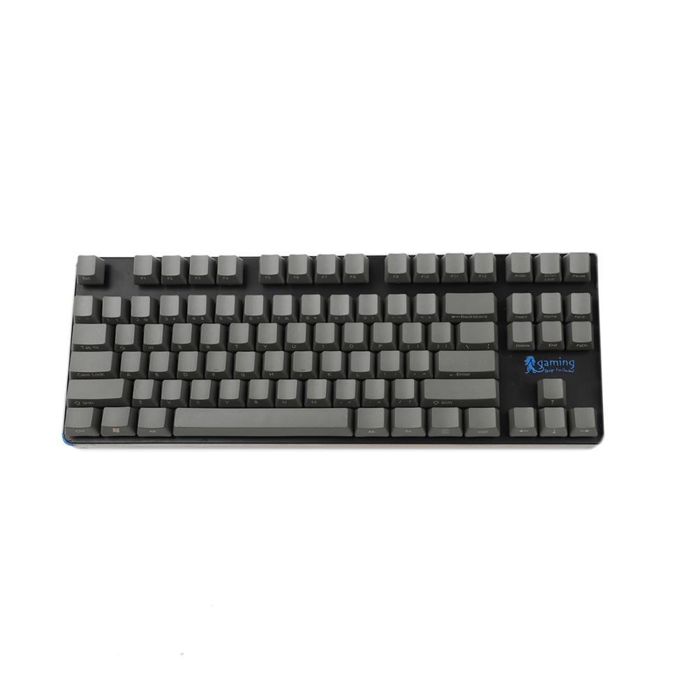 87 YMDK Side-Printed ANSI Thick PBT Keycap For Tenkyless MX Switches Mechanical Keyboard