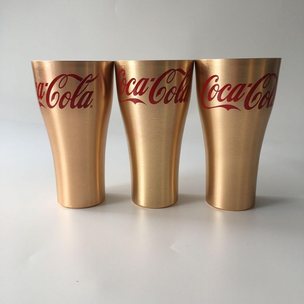 Factory Direct Cola Cup Cool Drinks Cup Drop-Resistant Cup Food Grade Alumina Cup Metal Cup Aluminum Cup