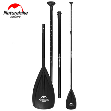 Naturehike Three-section Carbon Fibre SUP Paddle Adjustable Aluminum Alloy Paddles Water Skiing Boat Surfboard Oar