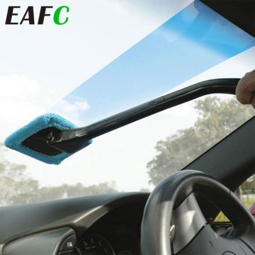 EAFC Car Window Cleaning Brush Long Handle Car Wash 40cm Dust Car Windshield Towel Handy Washable Car Cleaner