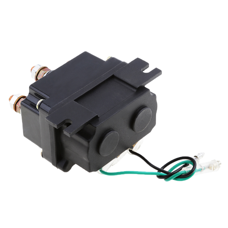 Universal 12V Solenoid Relay Contactor Winch Rocker Switch Thumb 250A 95001bs-17000lbs For ATV/UTV 4WD 4x4 Winches 80*7.5*40.5mm