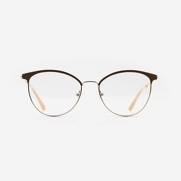 Club round Metal Women's Optical Frames 21M5023