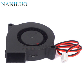NANILUO 3PCS 3D Printer parts 50mmx50mmx15mm 5cm 5015 50mm Radial Turbo Blower Fan DC 12V with 30cm cooling fan