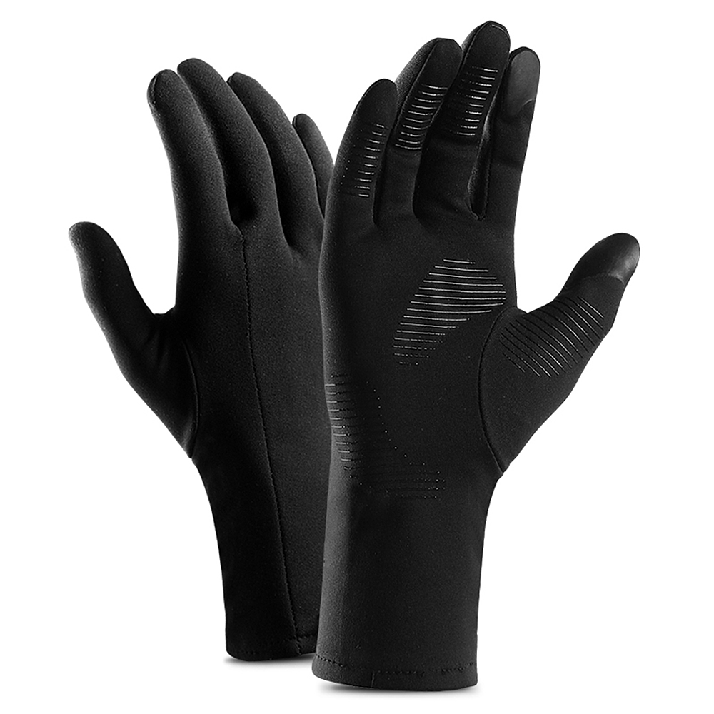 Men Women Ski Gloves Winter Warm Skiing Gloves Outdoor Sports Touch Screen Waterproof Anti-slip Gloves with Thin Fleece Lining