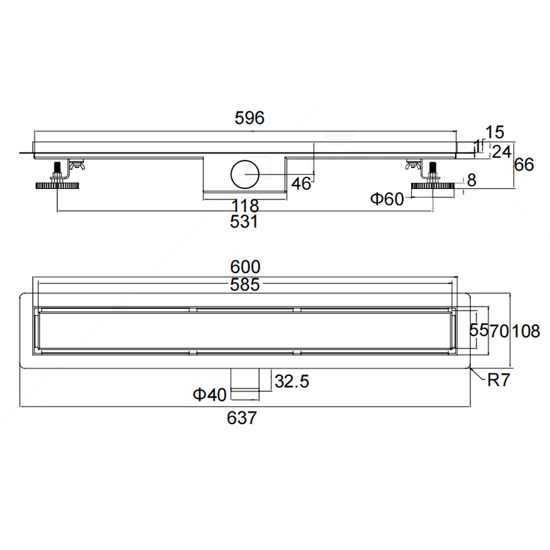 Linear Shower Drains
