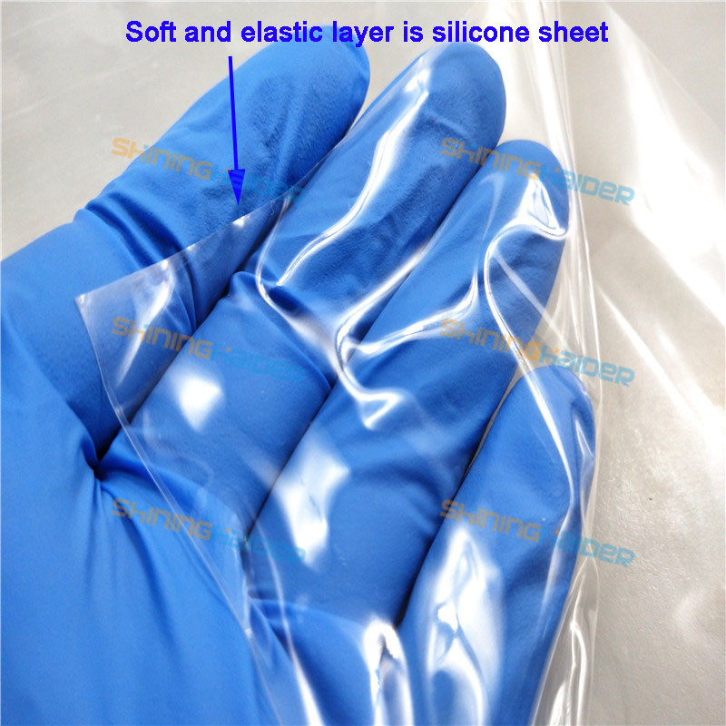 Thickness 0.1-1.5mm width 500mm transparent silicone pad high temperature resistance silicone pad clear silicone sheet