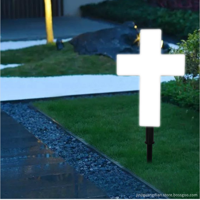 Solar Cross Lawn Lamp