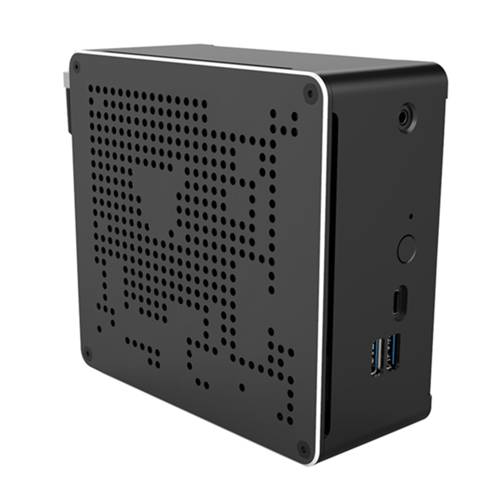 2 Lans Mini PC Intel Core i9 9880H 8 Cores 16 Threads Gaming Desktop Computer 2*DDR4 2*M.2 NVMe Win10 Pro 4K HTPC HDMI DP Type-C