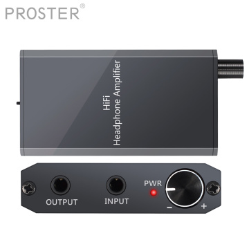 PROZOR HIFI Headphone Amplifier Professional Portable Mini 3.5mm Headphone Audio Amplifier for Mobile Phones Fidelity Digital