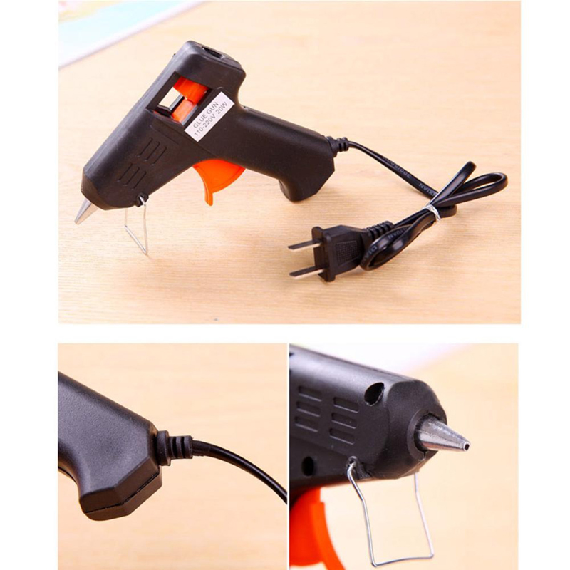 20W Electric Glue Gun Heat Hot Melt Glass Glue Caulk Gun Sticks Repair Pneumatic Tool UK