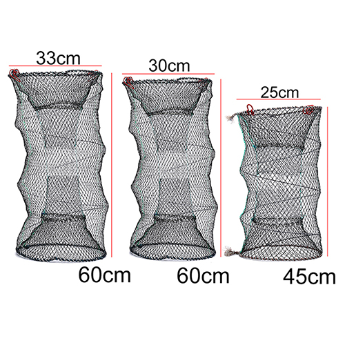 Fishing Collapsible Trap Cast Keep Net Crab Crayfish Lobster Catcher Pot Trap Fish Net Eel Prawn Shrimp Live Bait Hot Sale